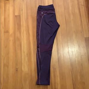 Oiselle purple 3/4 leggings